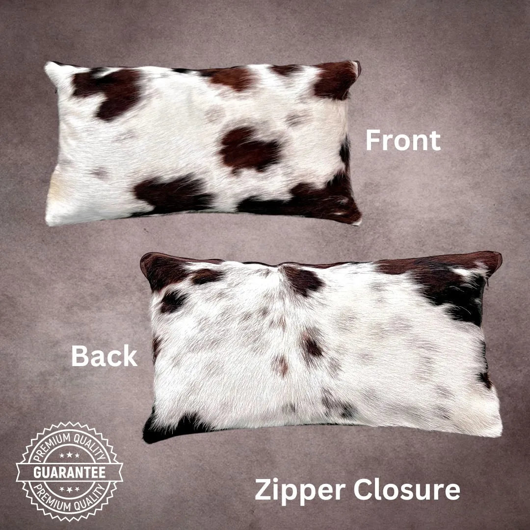 Tricolor Cowhide Pillow Cover - PL043