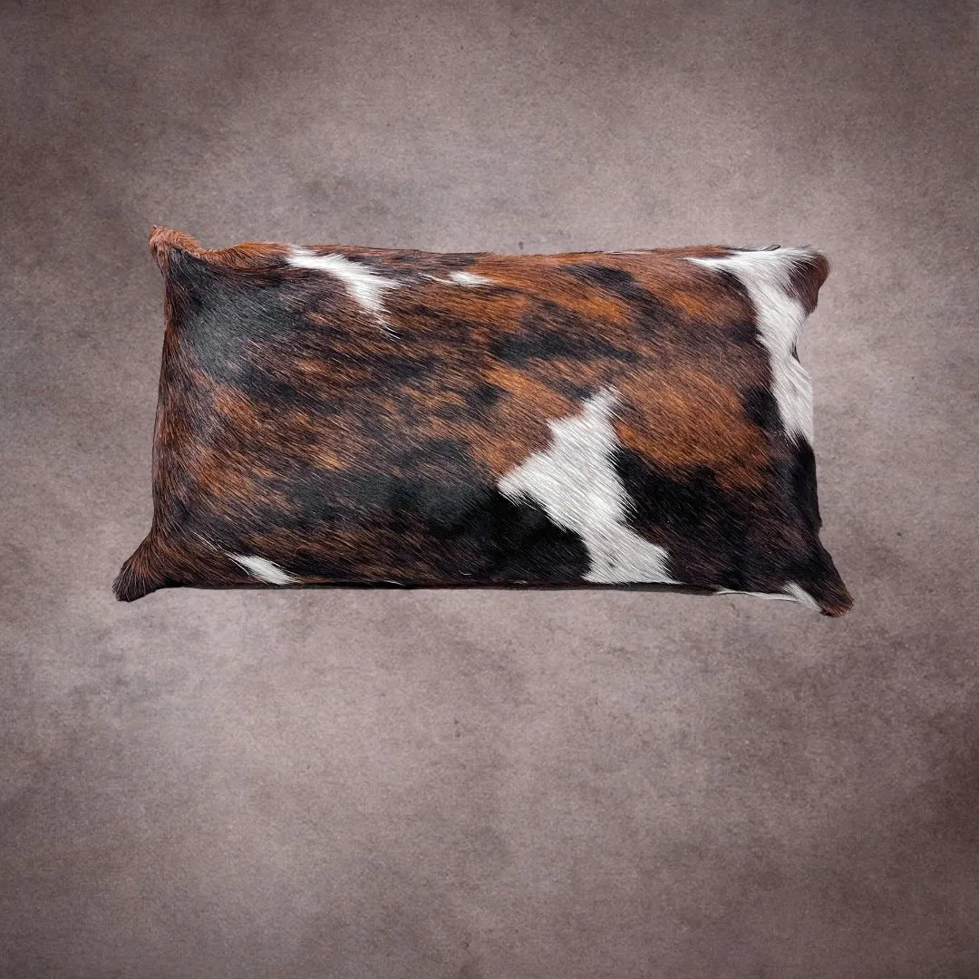 Tricolor Cowhide Pillow Cover - PL056