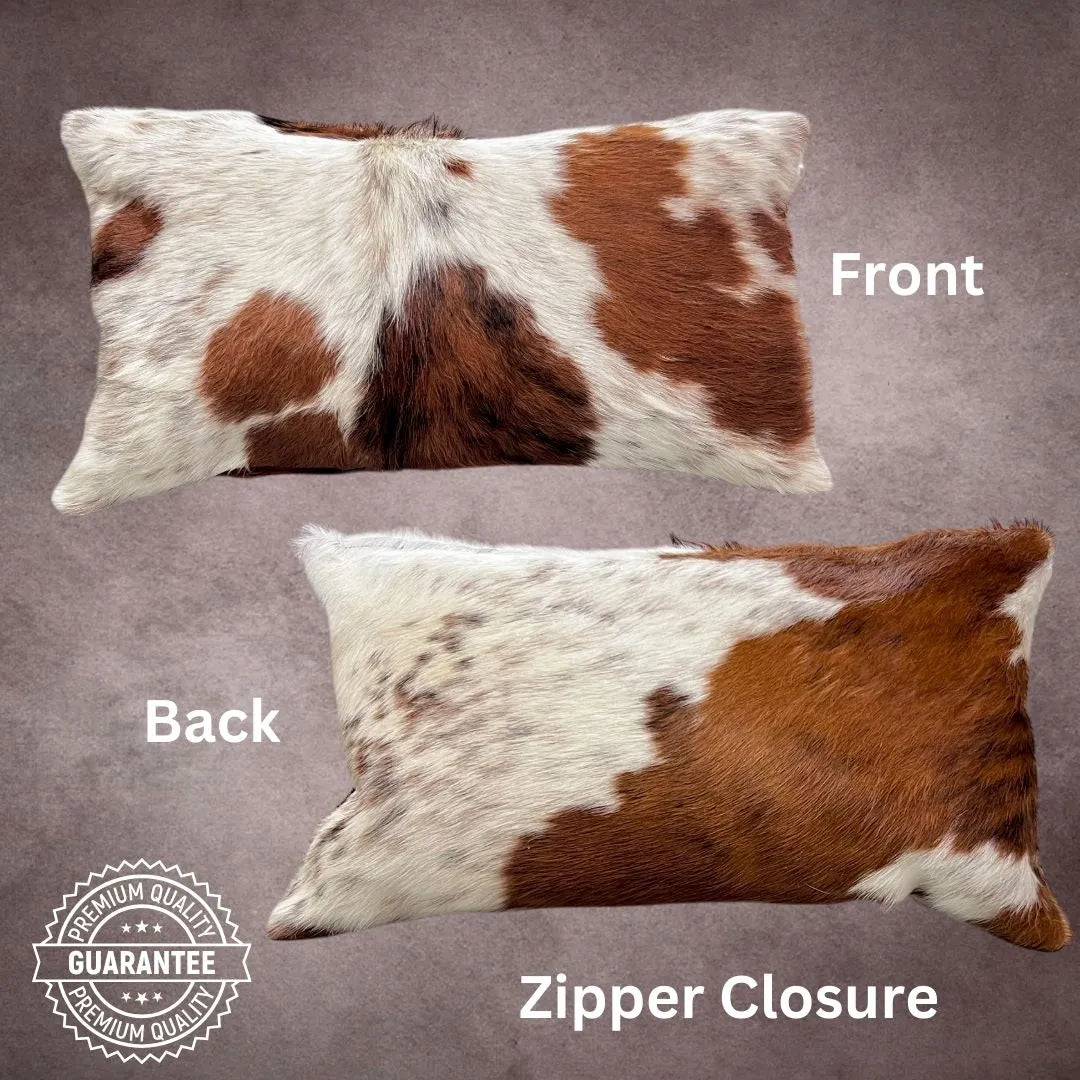 Tricolor Cowhide Pillow Cover - PL080