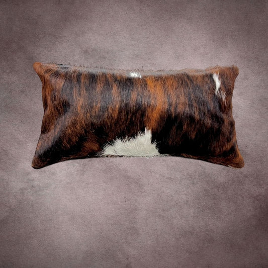 Tricolor Cowhide Pillow Cover - PL081 - Rodeo Cowhide Rugs