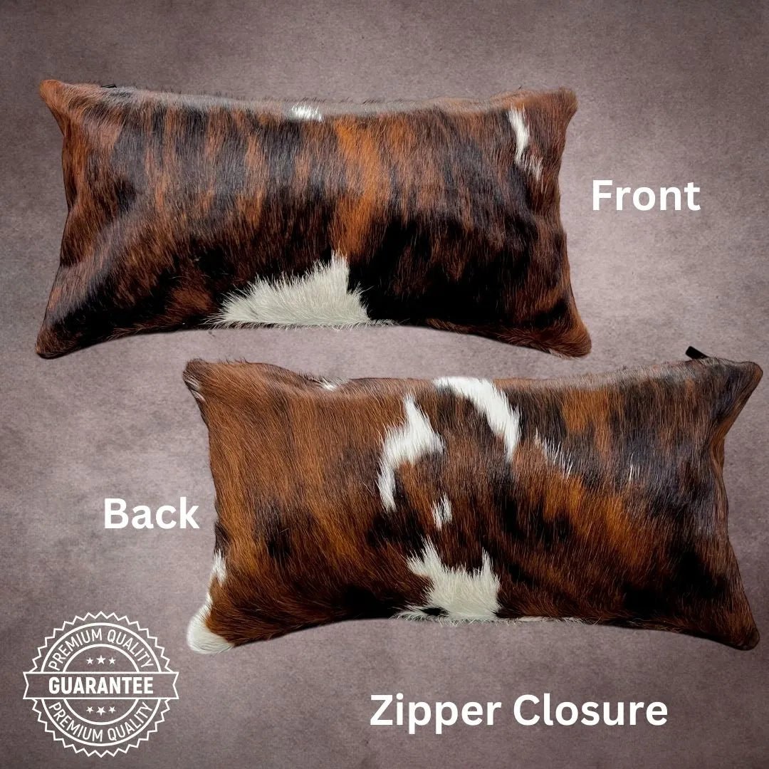 Tricolor Cowhide Pillow Cover - PL081