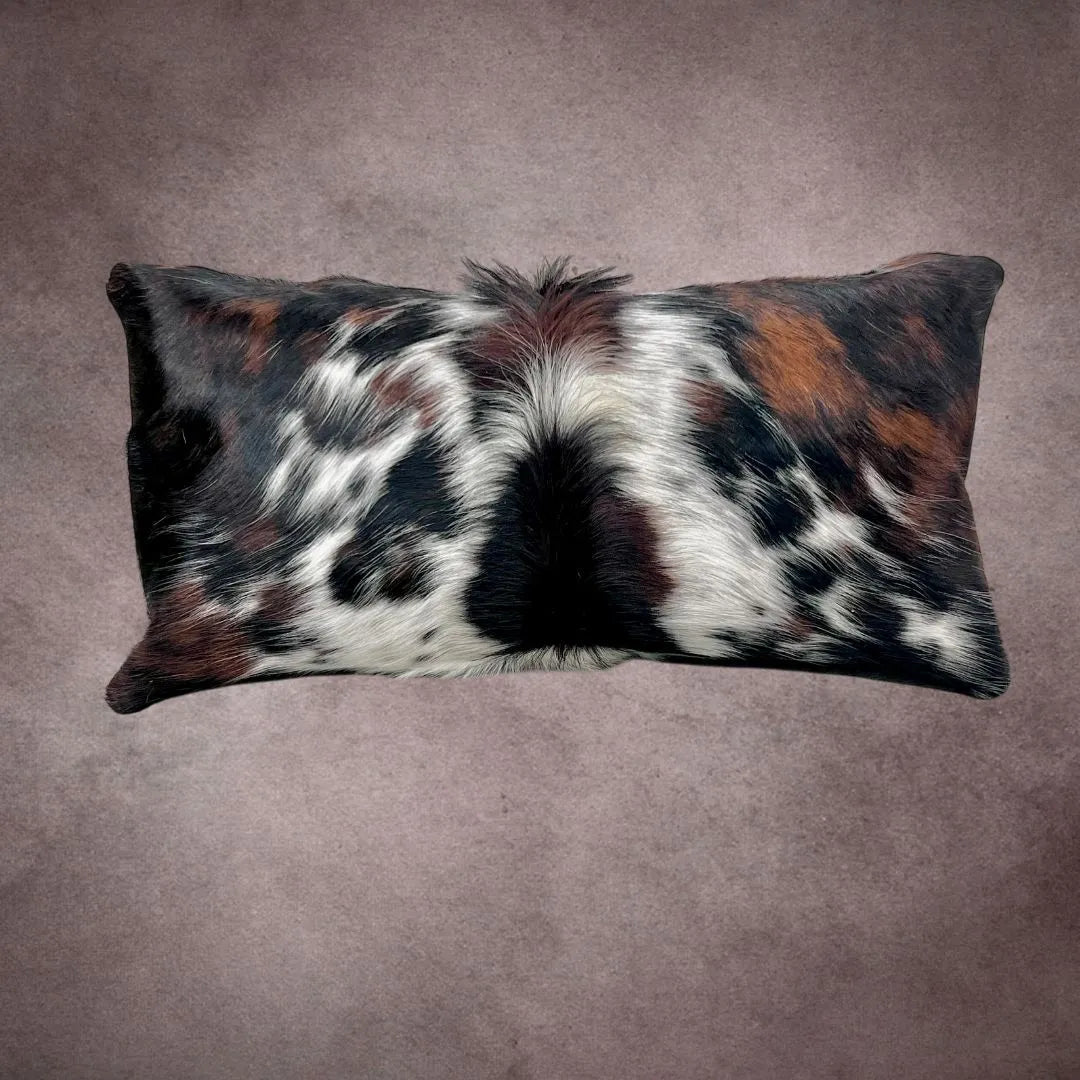 Tricolor Cowhide Pillow Cover - PL087