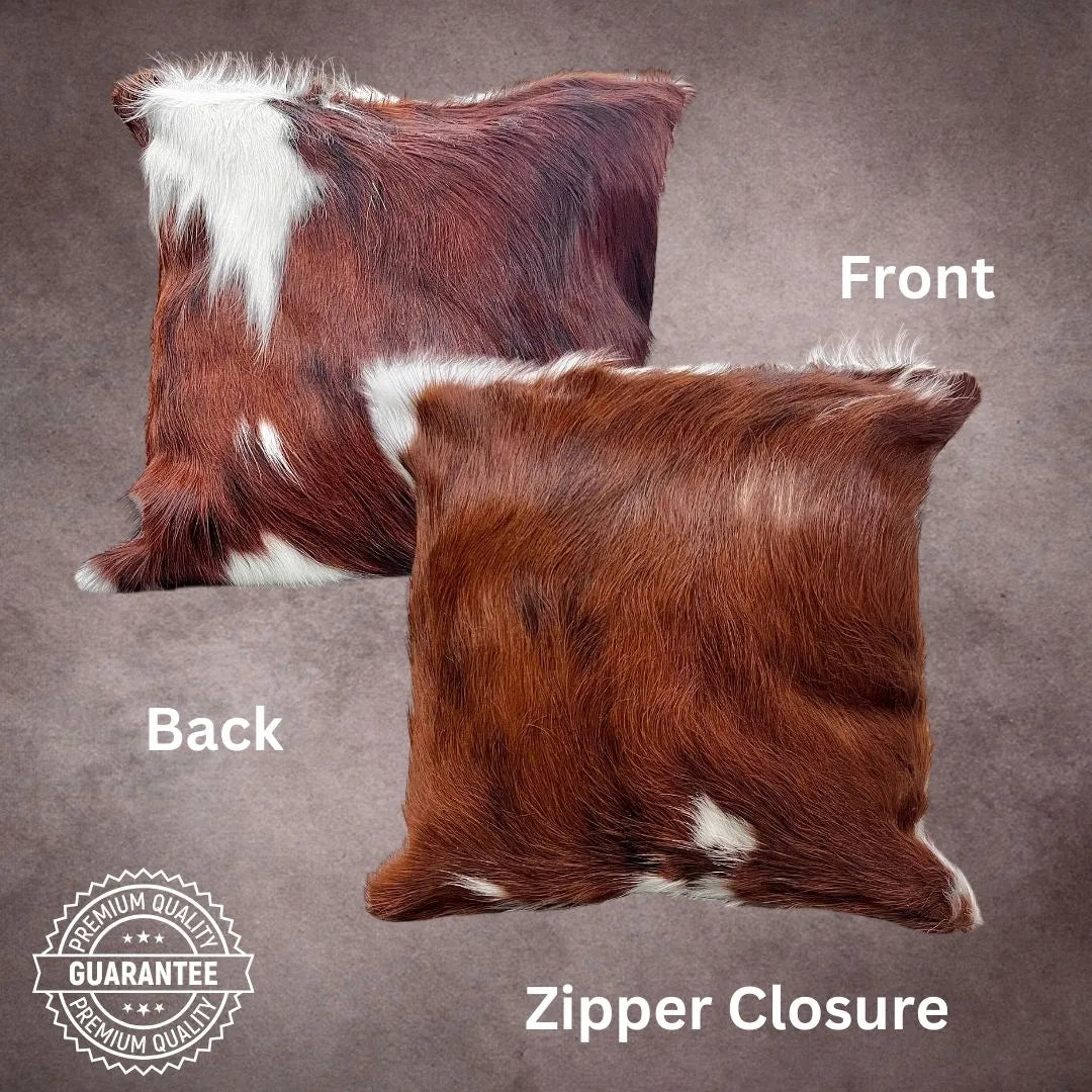 Tricolor Cowhide Pillow Cover - PL091