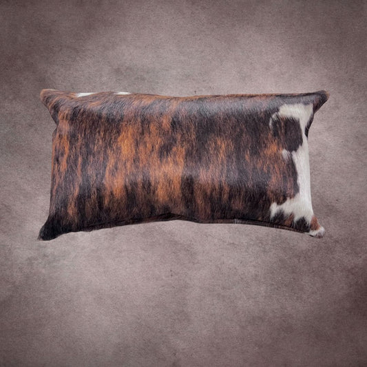 Tricolor Cowhide Pillow Cover - PL113 - Rodeo Cowhide Rugs