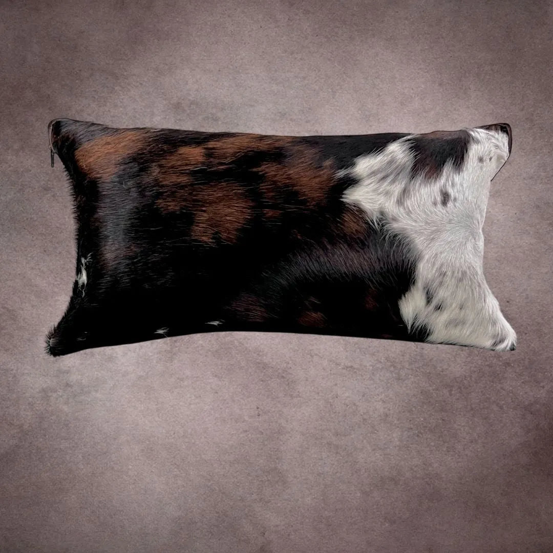 Tricolor Cowhide Pillow Cover - PL128