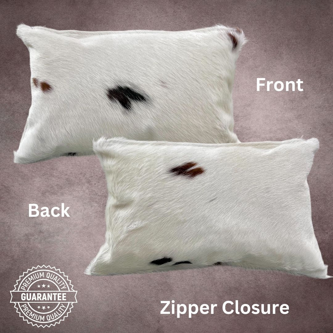 Tricolor Cowhide Pillow Cover - PL130