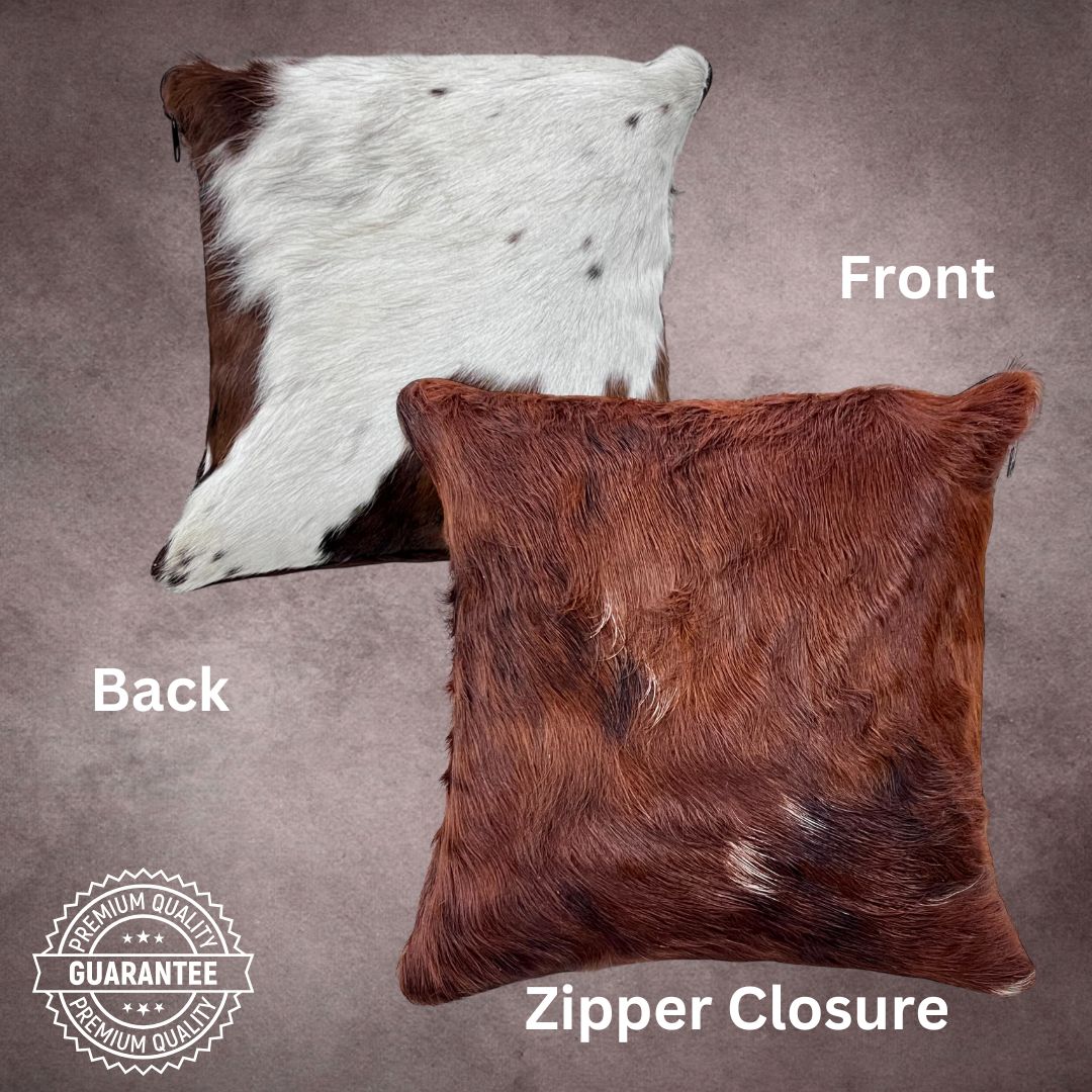 Tricolor Cowhide Pillow Cover - PL141