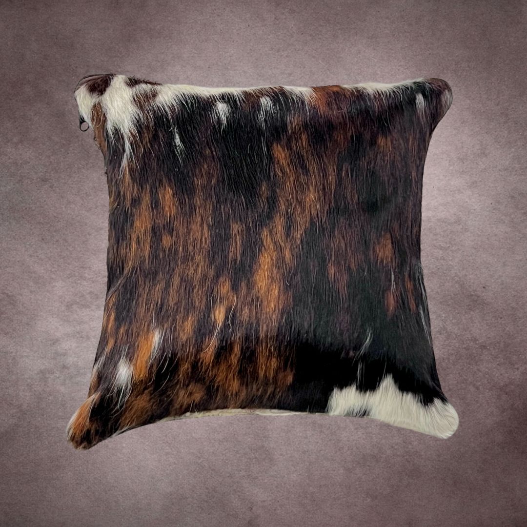 Tricolor Cowhide Pillow Cover - PL142