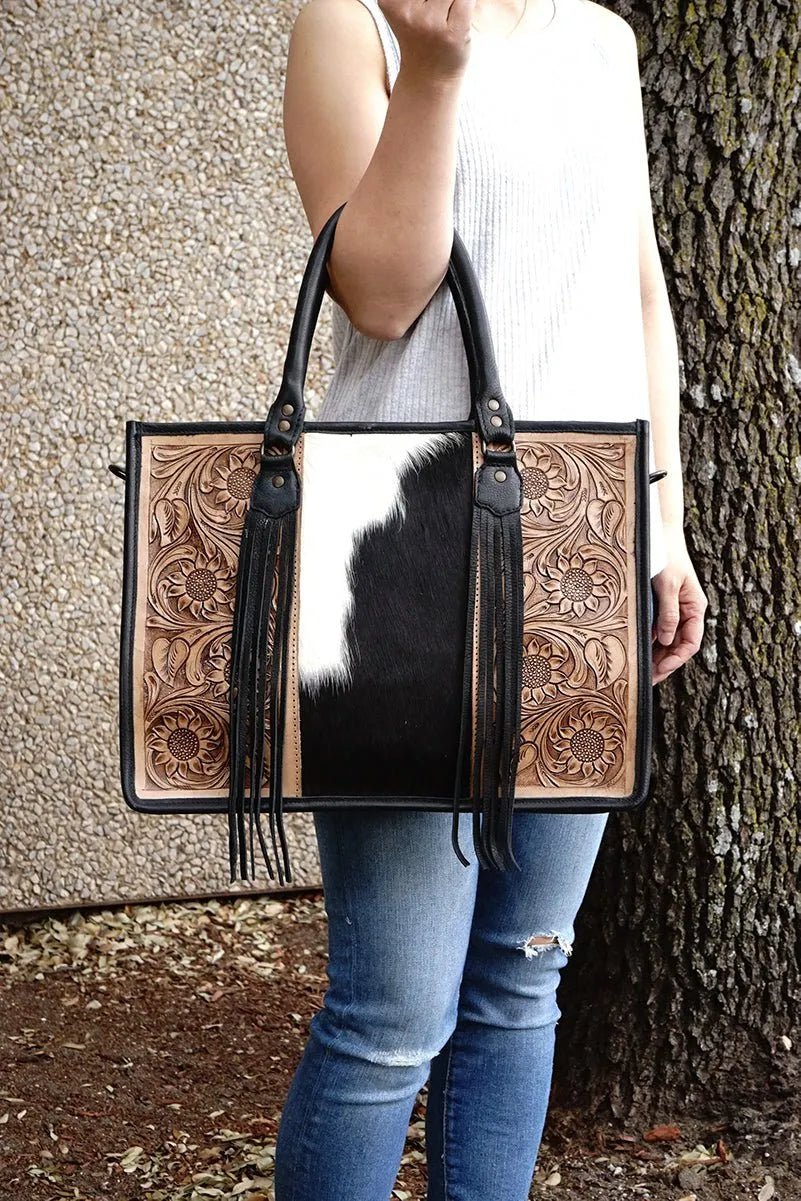 Vintage Cowhide Purse