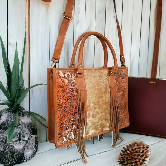 Vintage Cowhide Purse