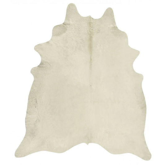 White Cowhide Rug