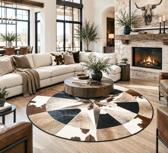 XL Cowhide Patchwork