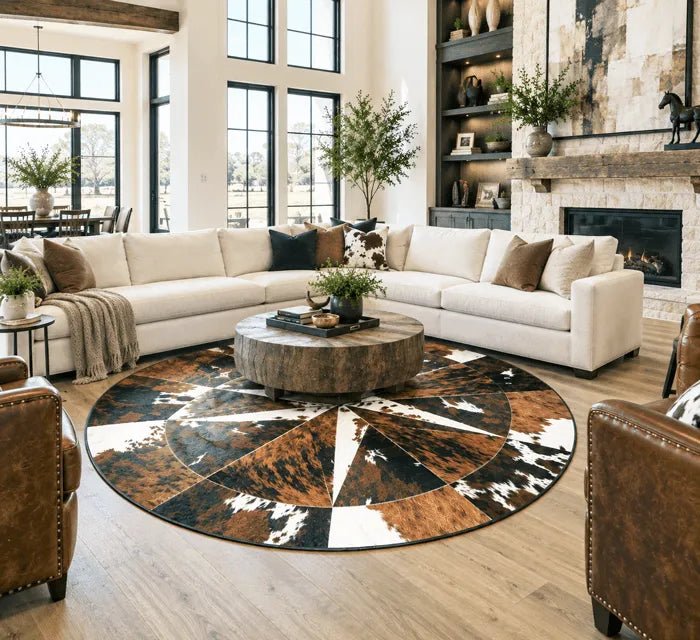 XL Cowhide Patchwork