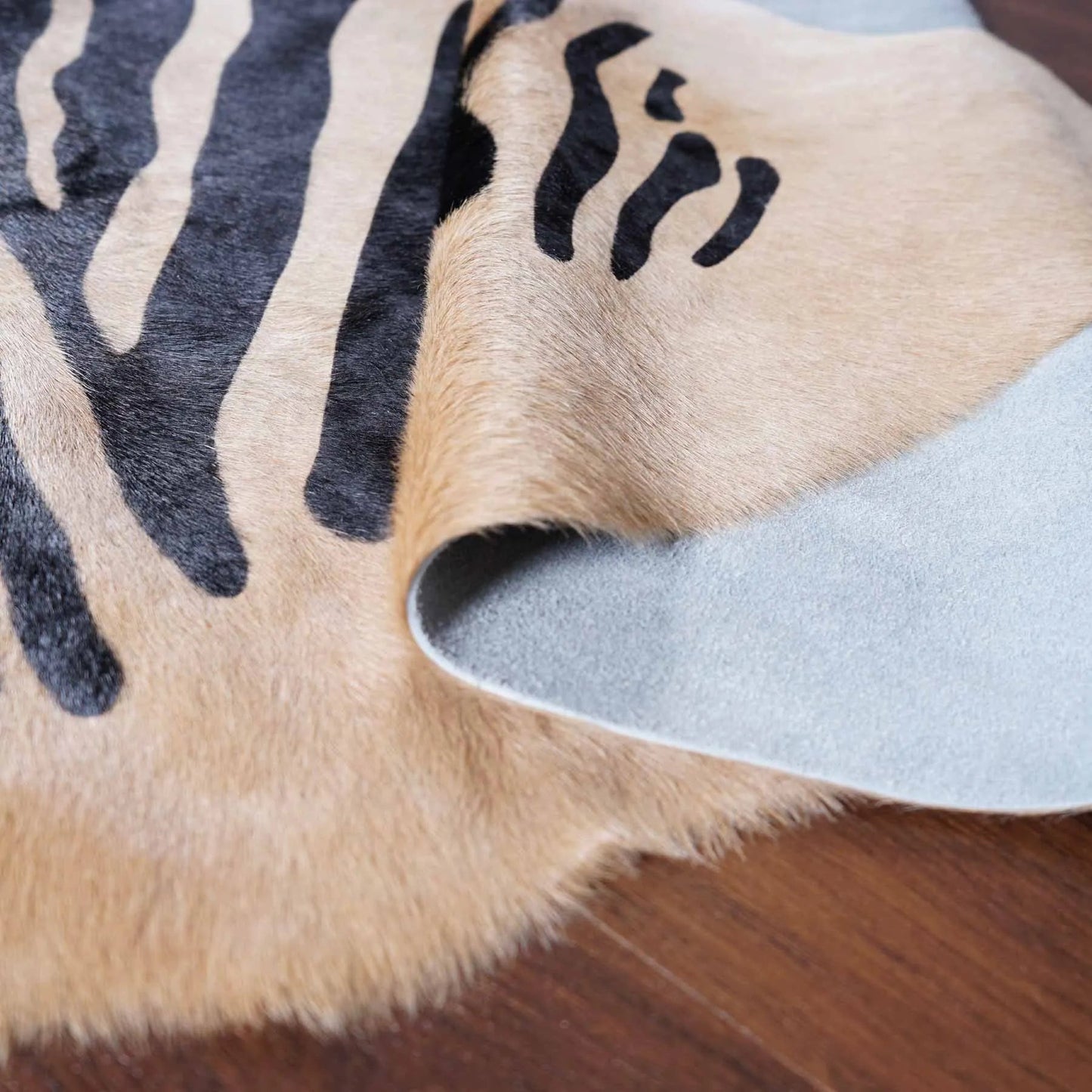 Zebra Africa Print Cowhide Rug