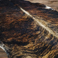 Extra Large RODEO Dark Brindle cowhide rug 6.10 x 7.8 ft -4163 - Rodeo Cowhide Rugs
