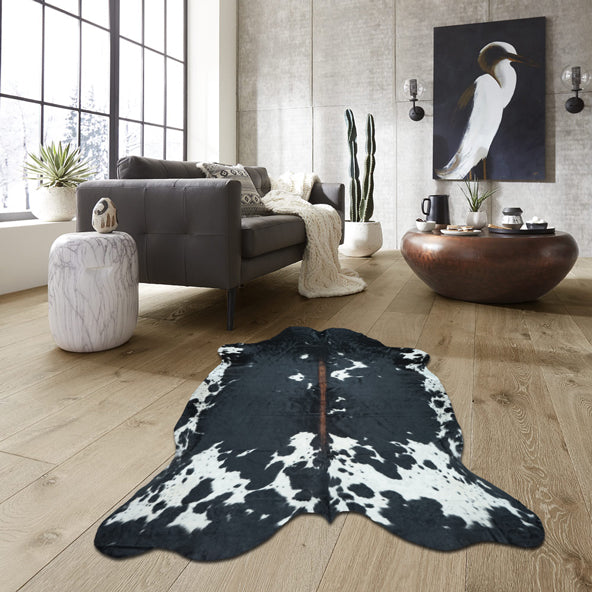 Extra Large RODEO exotic cowhide rug 8 x 6.5 ft-- -4251 - Rodeo Cowhide Rugs
