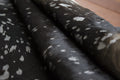 Silver & Black Acid Wash Calfskin - Rodeo Cowhide Rugs