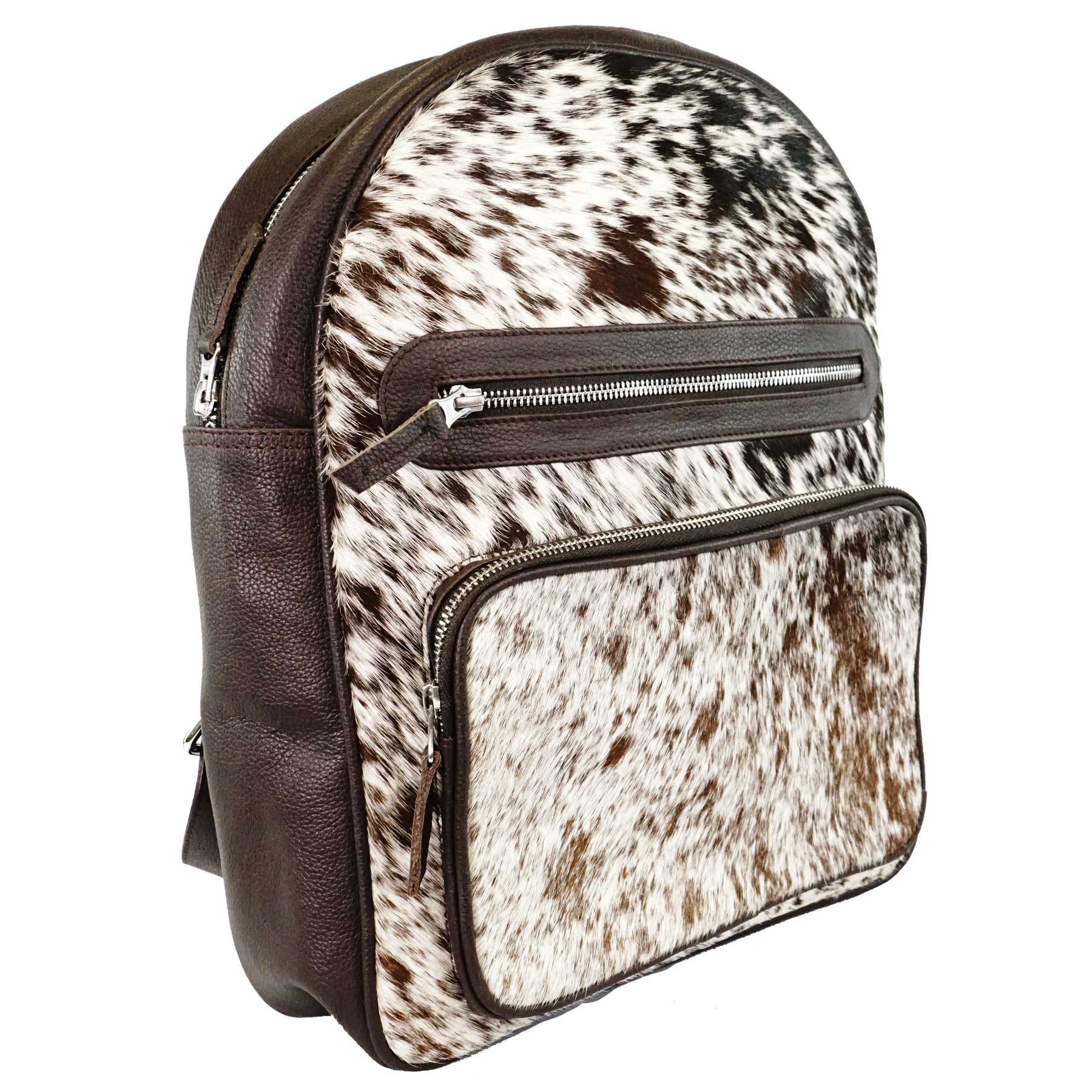 cowhide laptop backpack