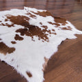 Cream Caramel Hairy Cowhide Calf Skin Rug - Rodeo Cowhide Rugs