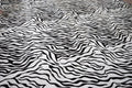 Baby zebra printed on cow skin brazilian Cowhide rug 7x5.6 ft -3928 - Rodeo Cowhide Rugs