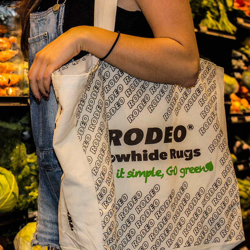 RODEO Eco Friendly Shopping Bag - Rodeo Cowhide Rugs