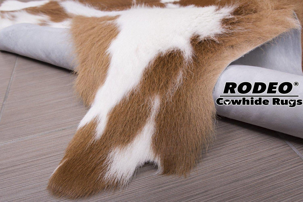 Creamy Caramel Calfskin Rug - Rodeo Cowhide Rugs